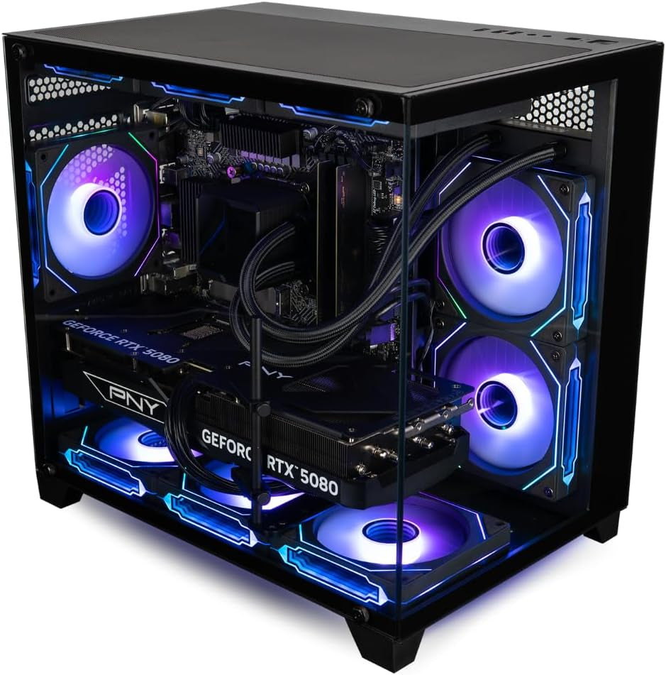 Panorama Gaming PC Desktop (NVD Geforce RTX 5080, Intel 24-Core I9-14900Kf Processor, 64GB DDR5 RAM, 2TB Gen4 Nvme SSD, Wifi 6E, HDMI, Windows 11 Pro) Best 2025 Prebuilt Tower RGB Gamer Computer