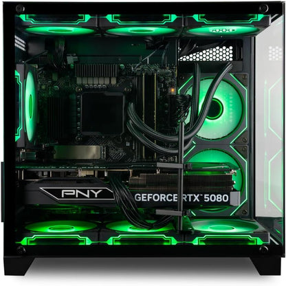 Panorama Gaming PC Desktop (NVD Geforce RTX 5080, Intel 24-Core I9-14900Kf Processor, 64GB DDR5 RAM, 2TB Gen4 Nvme SSD, Wifi 6E, HDMI, Windows 11 Pro) Best 2025 Prebuilt Tower RGB Gamer Computer