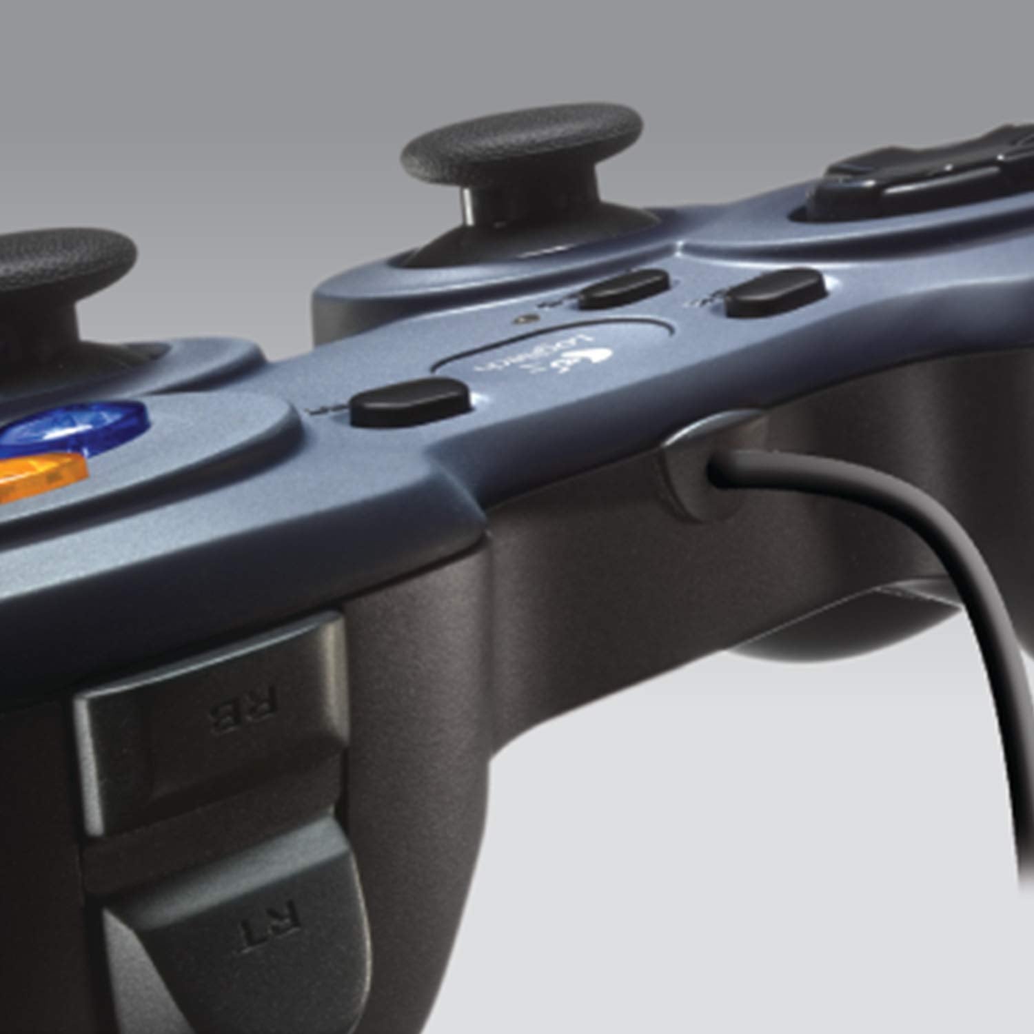 F310 Wired Gamepad Controller Console like Layout 4 Switch D-Pad PC - Blue/Black
