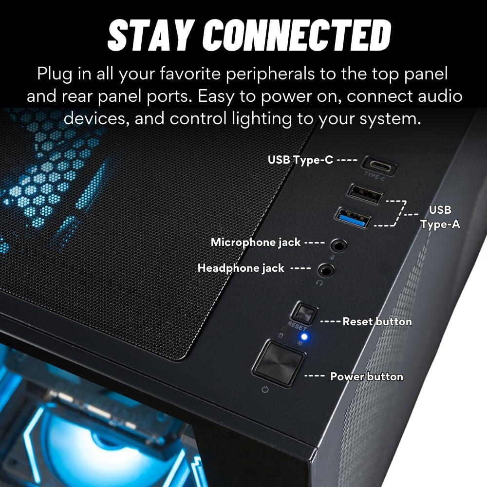 Panorama Gaming PC Desktop (NVD Geforce RTX 5080, Intel 24-Core I9-14900Kf Processor, 64GB DDR5 RAM, 2TB Gen4 Nvme SSD, Wifi 6E, HDMI, Windows 11 Pro) Best 2025 Prebuilt Tower RGB Gamer Computer