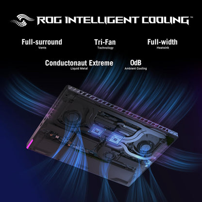 ROG Strix G16 (2024) Gaming Laptop, 16” ROG Nebula Display 16:10 QHD 240Hz, NVIDIA® Geforce RTX™ 4070, Intel® Core™ I9-14900Hx, 16GB DDR5-5600, 1TB Pcie Gen4 SSD, Wi-Fi 6E, Win 11, G614JIR-AS94